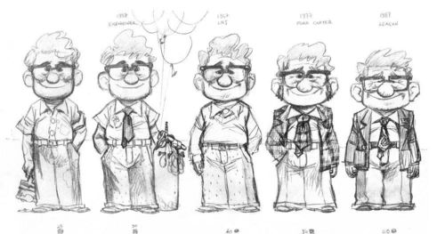 《飛屋環游記》幕后珍藏設計稿縱覽 電腦動漫制作的奇幻藍圖